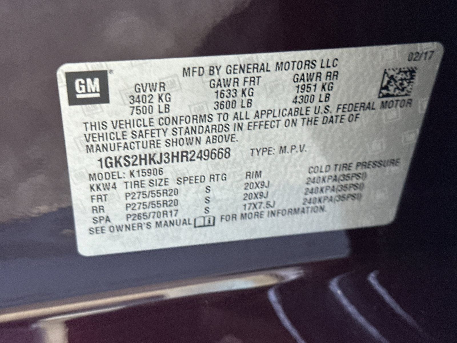 Used 2017 Black Cherry Metallic GMC Denali image 28