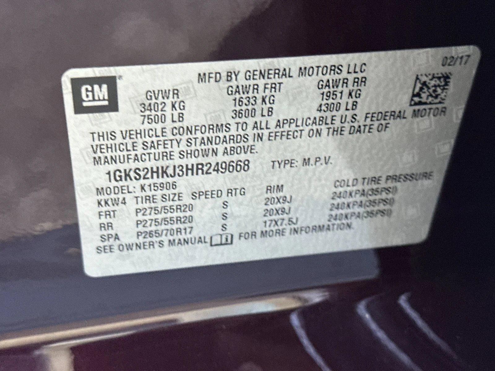 Used 2017 Black Cherry Metallic GMC Denali image 28