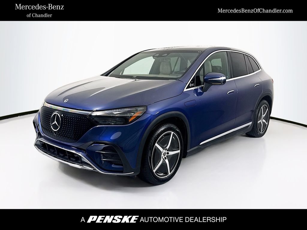 Certified Used 2023 Twilight Blue Metallic Mercedes-Benz 350 SUV image 1