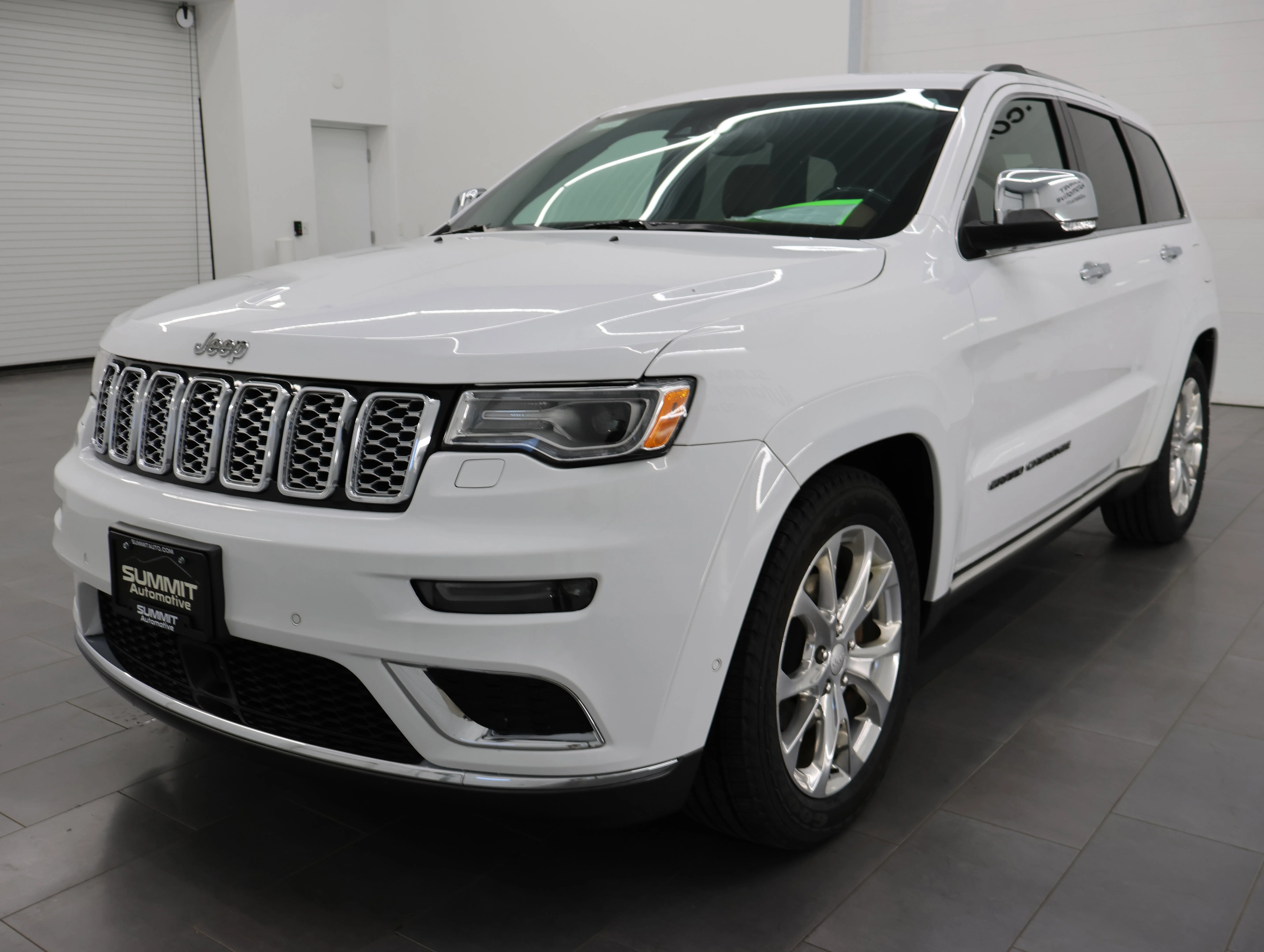 Used 2020 Bright White Clearcoat Jeep Summit image 7