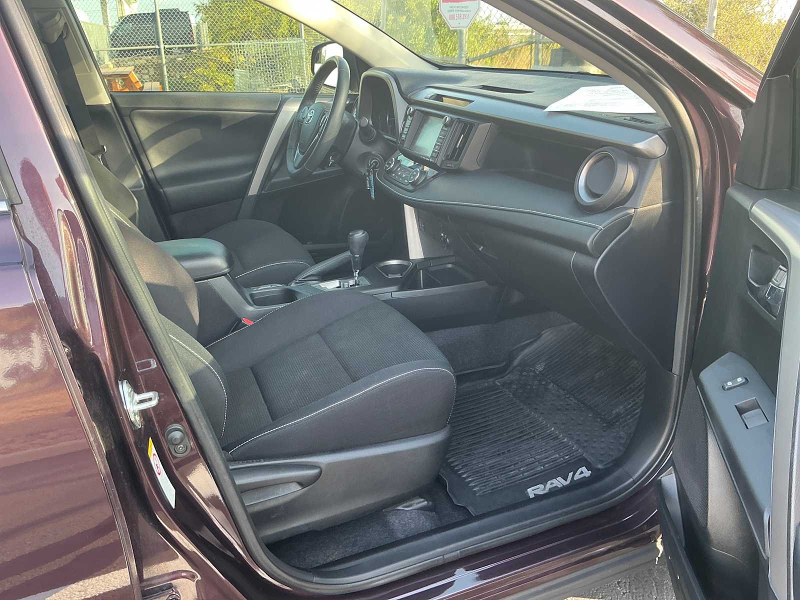 Used 2017 Black Currant Metallic Toyota XLE image 11