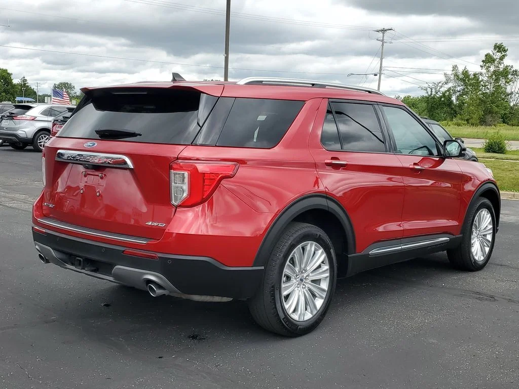 Certified Used 2024 Rapid Red Metallic Tinted Clearcoat Ford Limited image 4