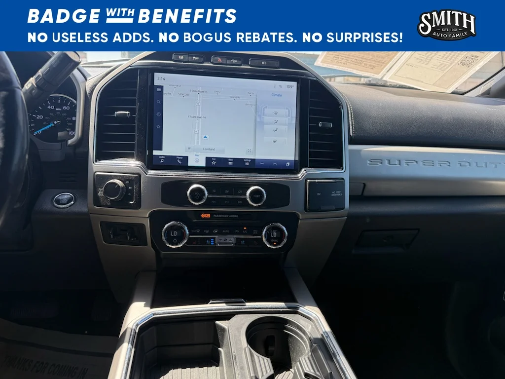 Used 2022 Carbonized Gray Metallic Ford LARIAT image 14