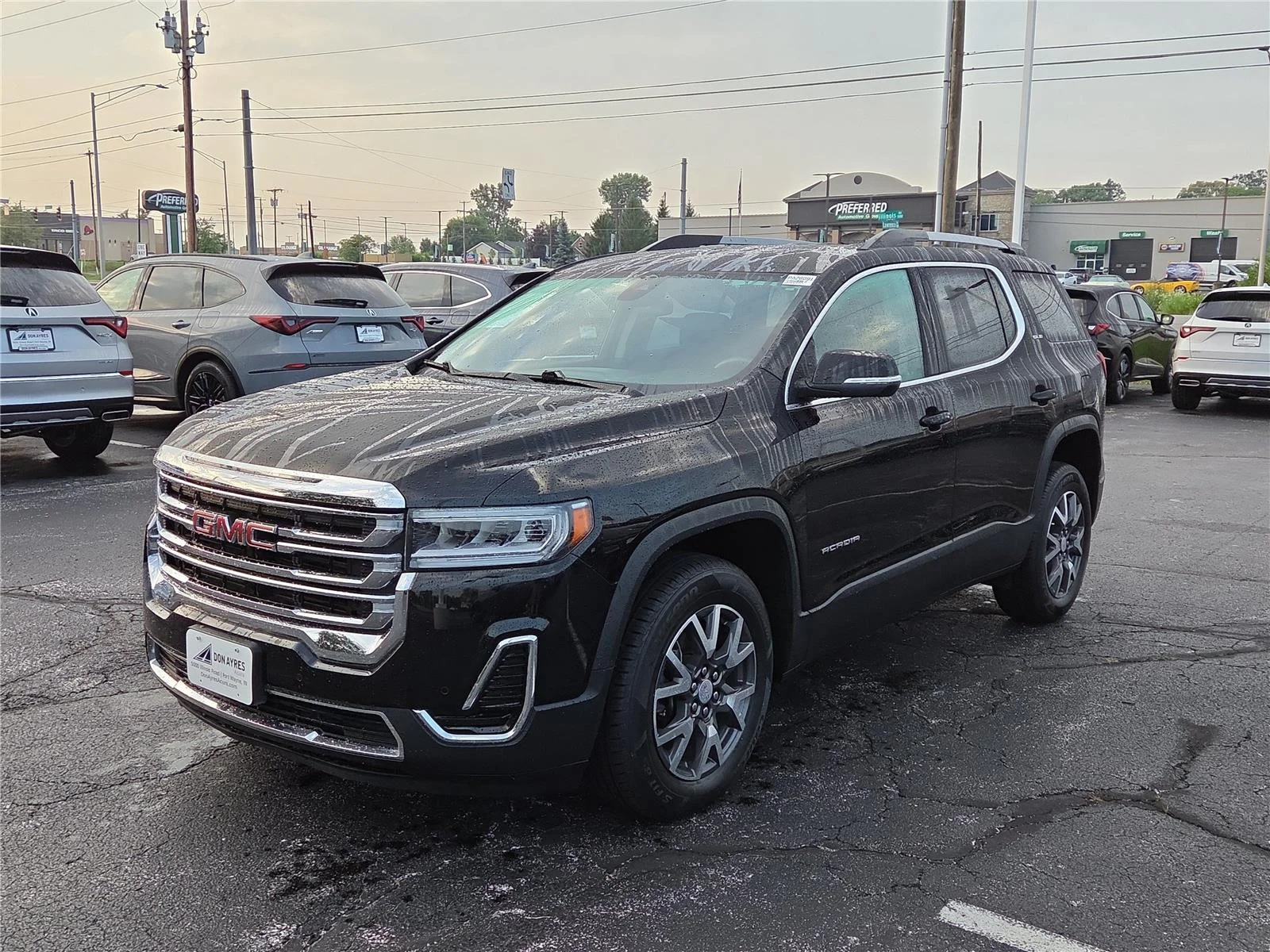Used 2023 Ebony Twilight Metallic GMC SLE image 3