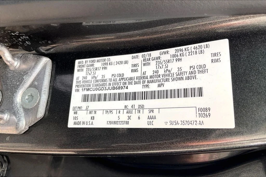 Used 2018 Gray Ford SE image 30