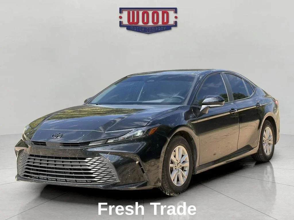 Used 2025 Midnight Black Metallic Toyota LE image 3