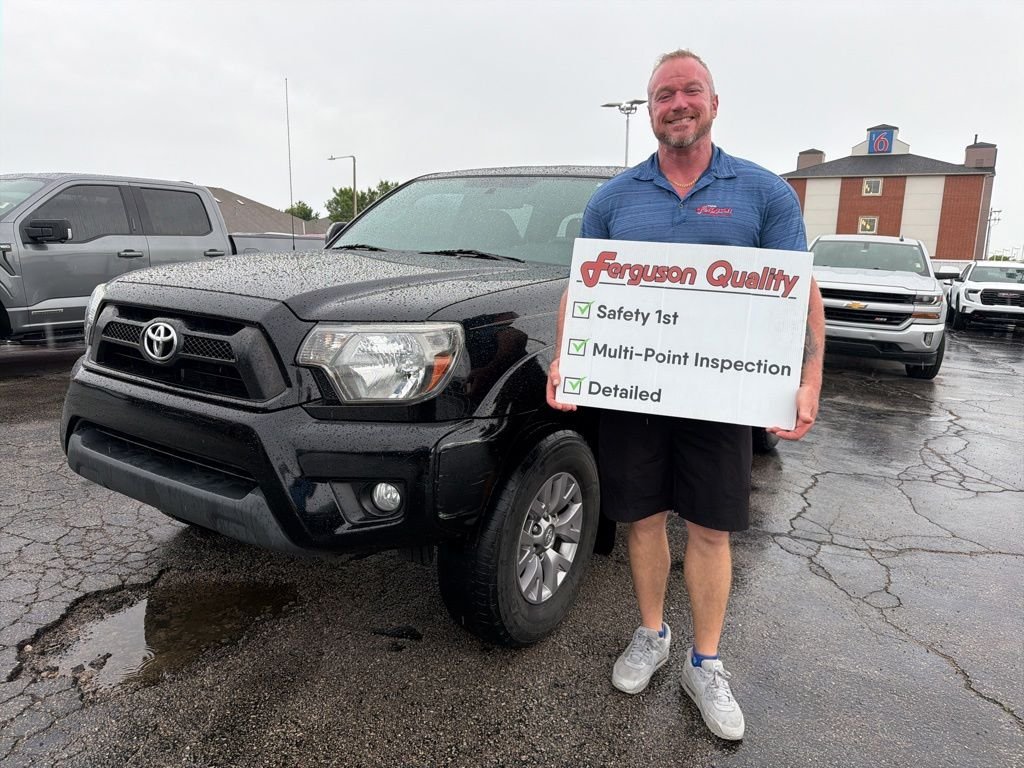 Black 2014 Toyota Tacoma PreRunner Double Cab V6 SB Pickup Truck 4X2 5-Speed Automatic