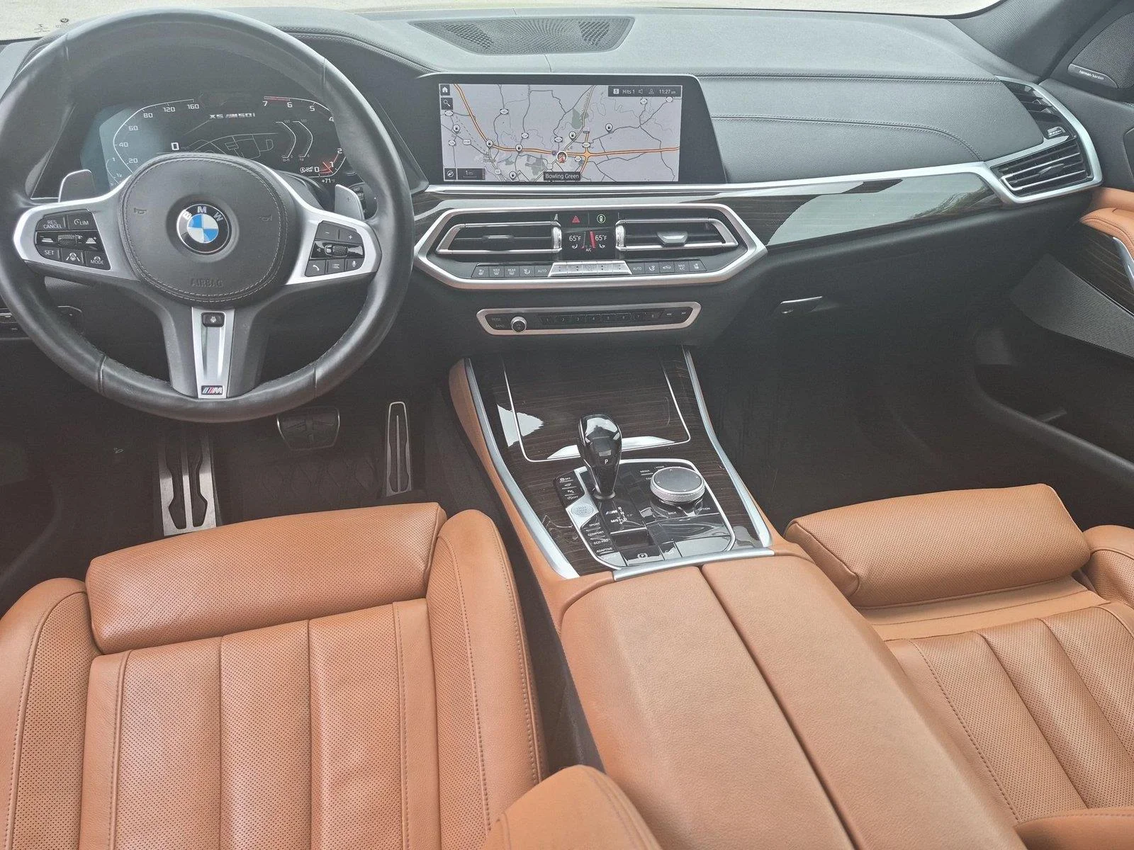 Used 2021 Black Sapphire Metallic BMW M50i image 32