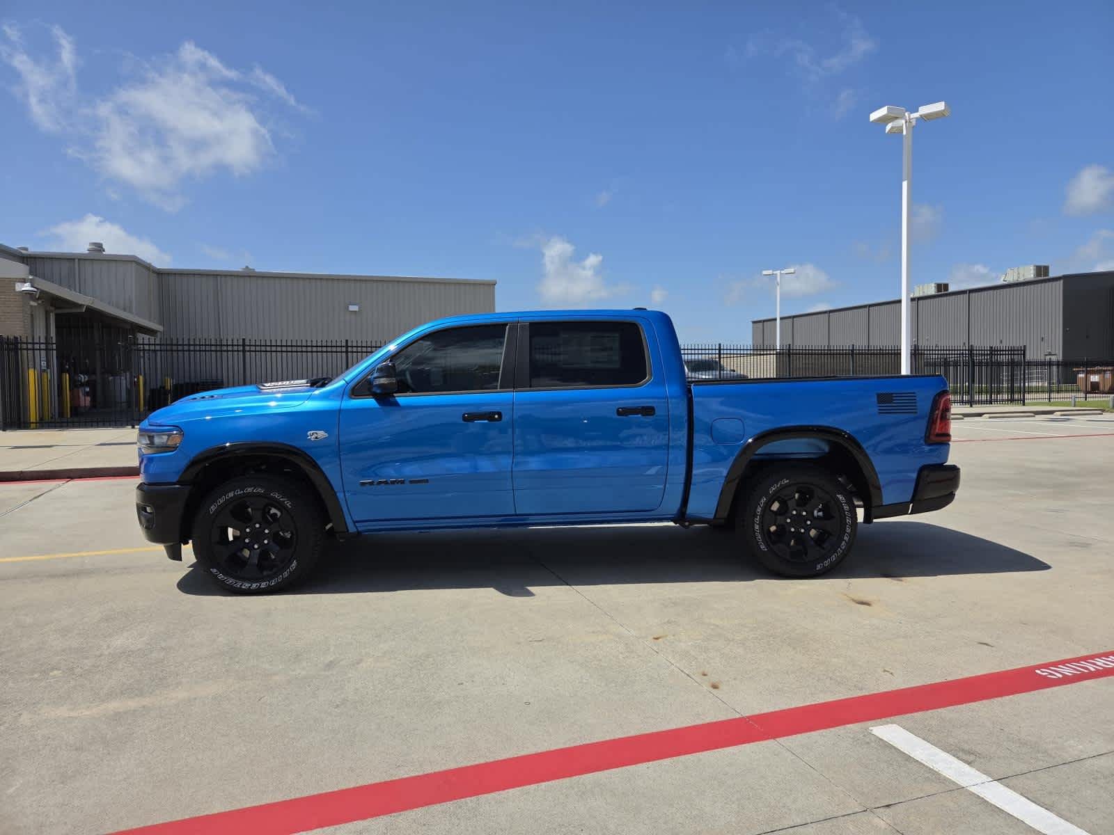 New 2026 Hydro Blue Pearl-Coat Exterior Paint RAM Lone Star image 2