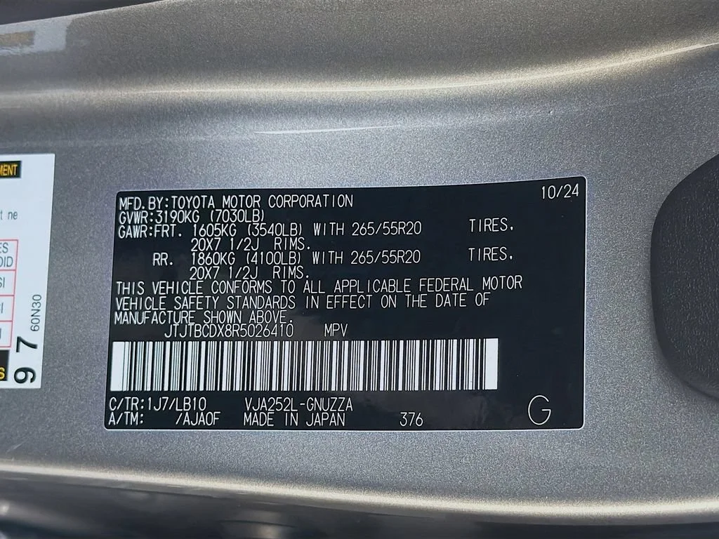 Certified Used 2024 Silver Lexus GX 550 Premium image 38