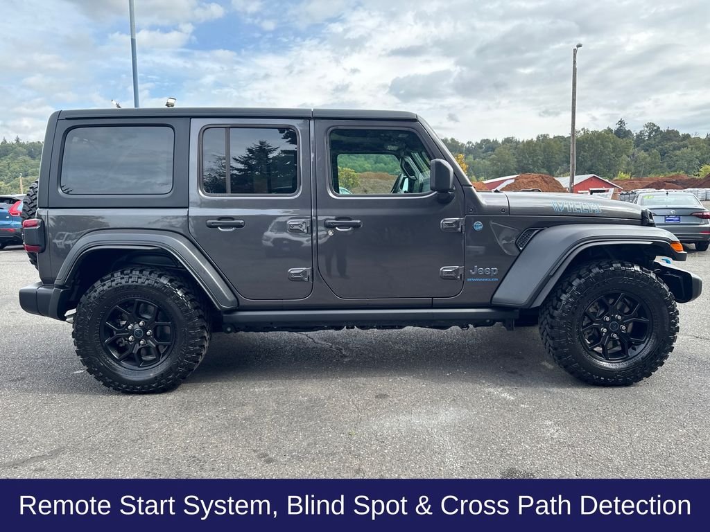 Used 2024 Granite Crystal Clearcoat Metallic Jeep Willys 4xe image 7