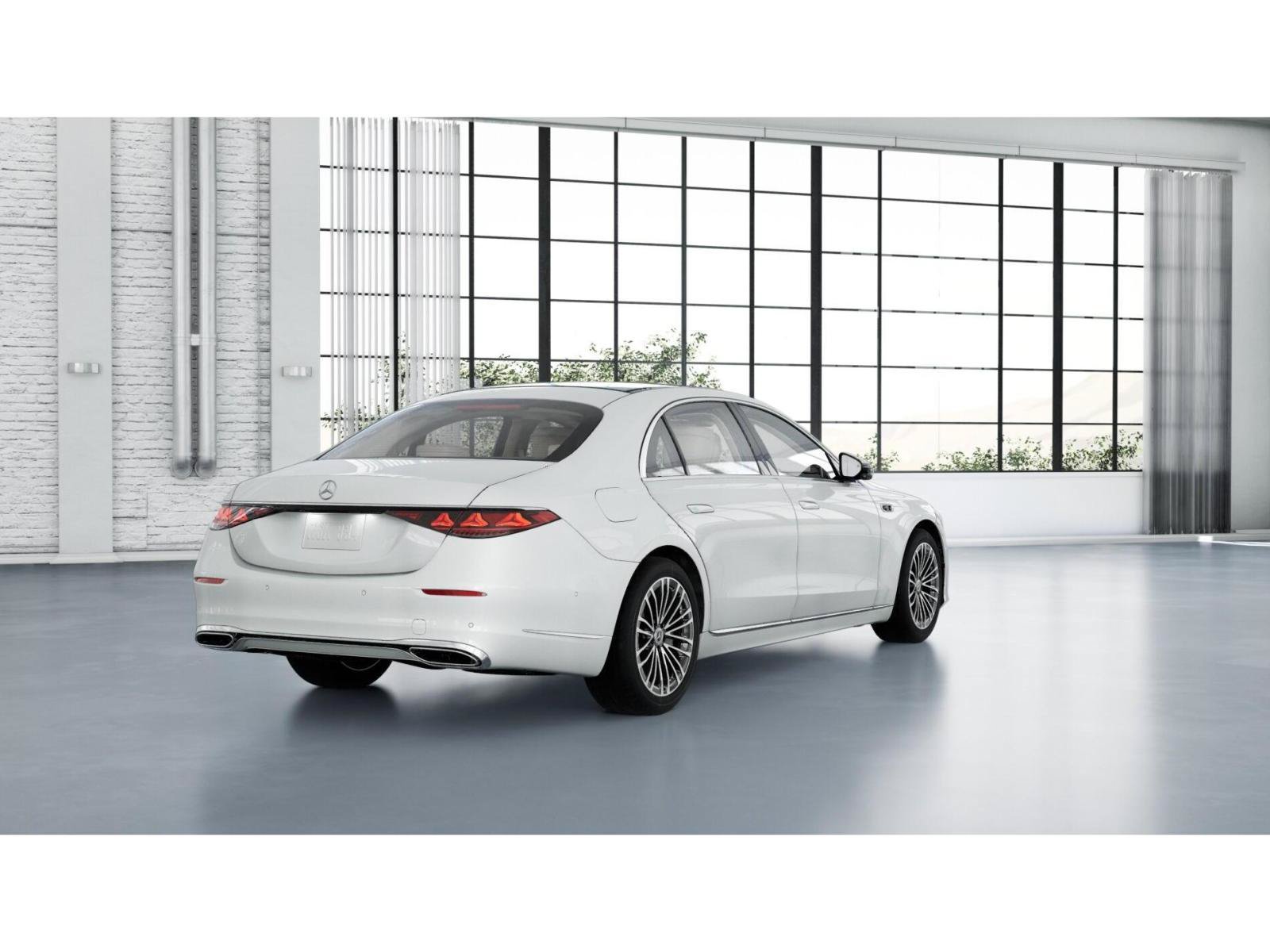 New 2027 MANUFAKTUR Moonlight White Metallic Mercedes-Benz S 500 4MATIC® Sedan image 22