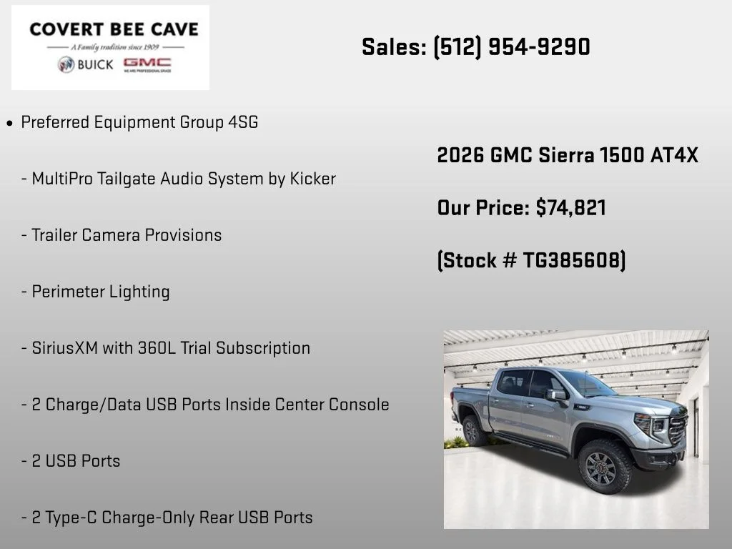 New 2026 Silver GMC AT4X image 31