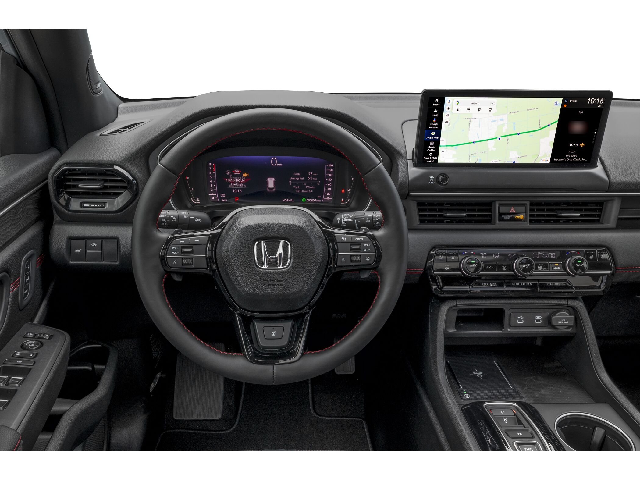 New 2026 Platinum White Pearl Honda Black Edition image 7