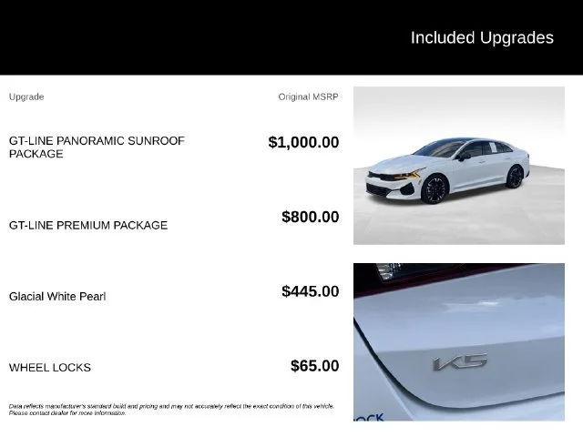 Used 2023 White Kia GT-Line image 5