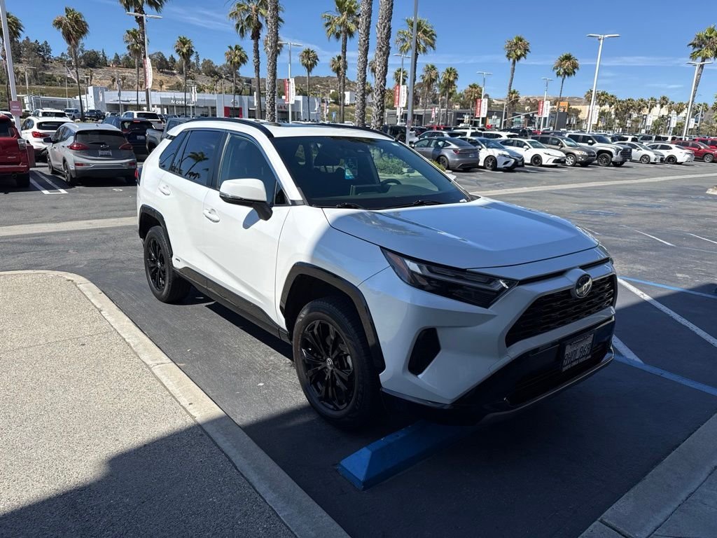 Used 2023 White Toyota SE image 2