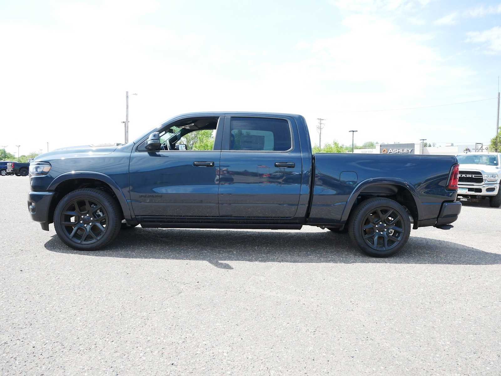New 2026 Forged Blue Metallic Exterior Paint RAM Laramie image 4