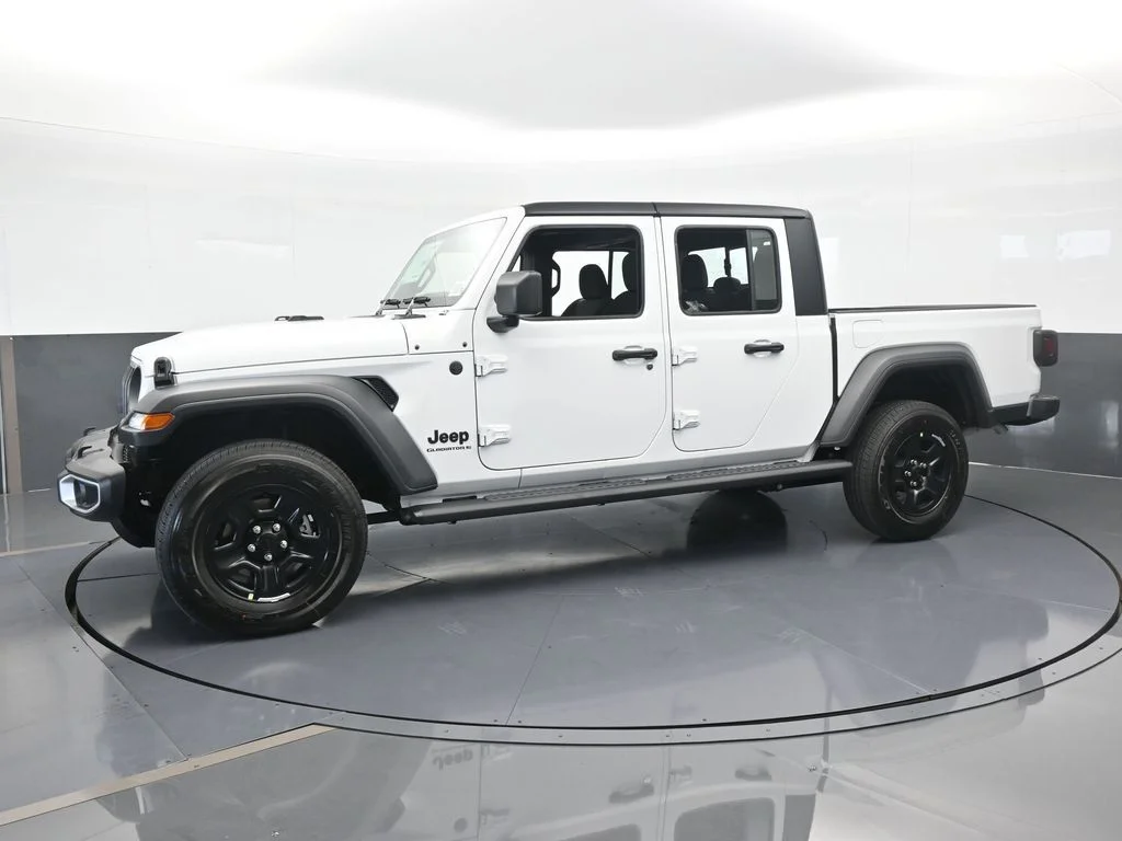 Used 2025 Bright White Clearcoat Jeep Sport image 2
