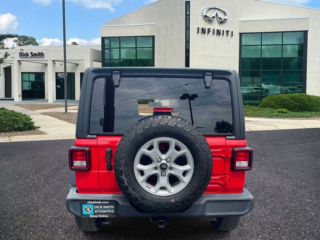 Used 2021 Red Jeep Unlimited Sport image 5