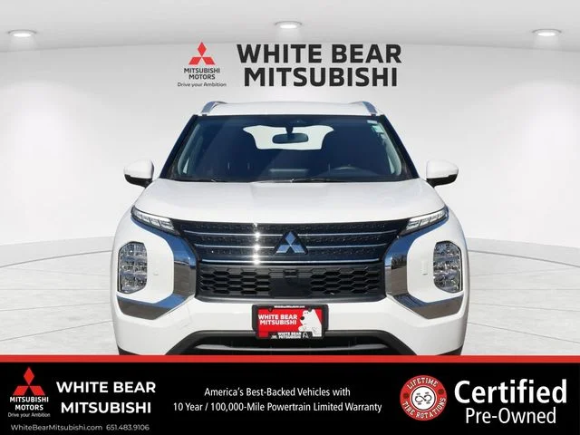 Certified 2025 Mitsubishi Outlander Plug-in Hybrid ES with VIN JA4T5UA98SZ042010 for sale in White Bear Lake, Minnesota