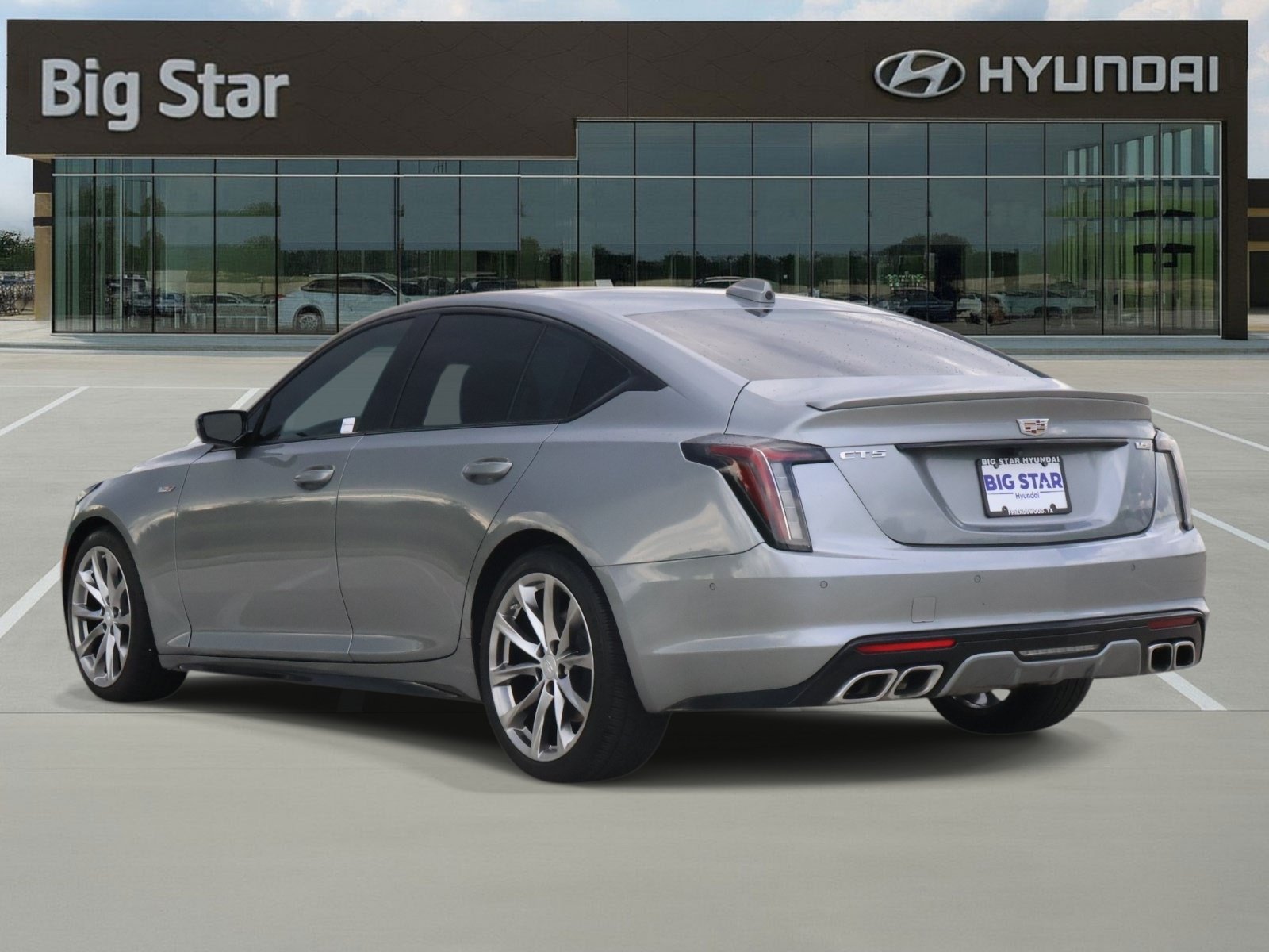 Used 2023 Argent Silver Metallic Cadillac V-Series image 3