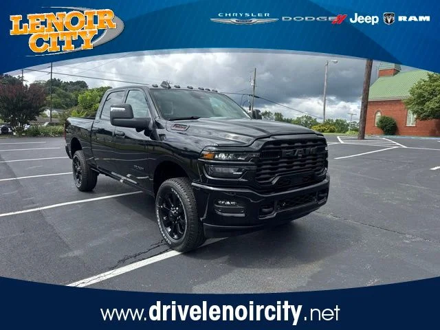 New 2026 Diamond Black Crystal Pearl-Coat Exterior Paint RAM Big Horn image 1