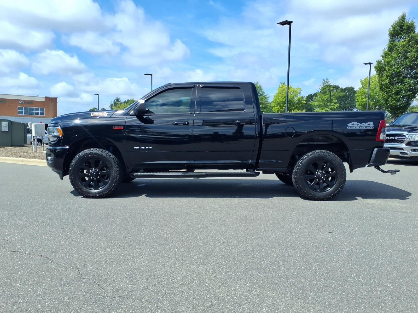 Used 2021 Diamond Black Crystal Pearlcoat Ram Big Horn image 3