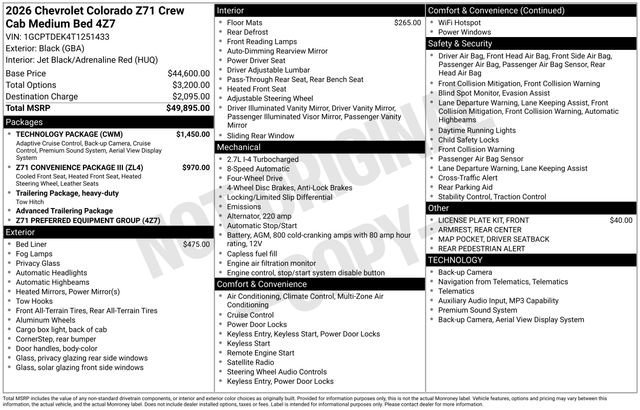 2026 Chevrolet Colorado Z71 - Photo 17