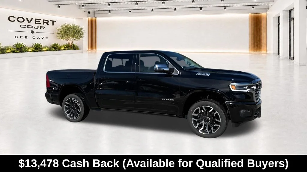 New 2026 Diamond Black Crystal Pearlcoat RAM Limited image 17