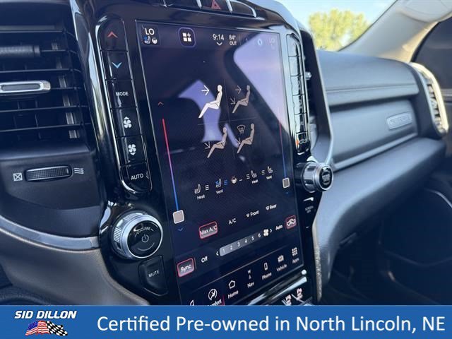 Used 2022 Diamond Black Crystal Pearlcoat Ram Laramie image 15