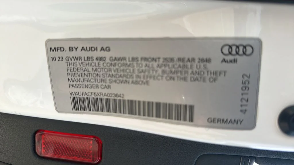 Used 2024 Arkona White Audi 45 S line Premium image 24
