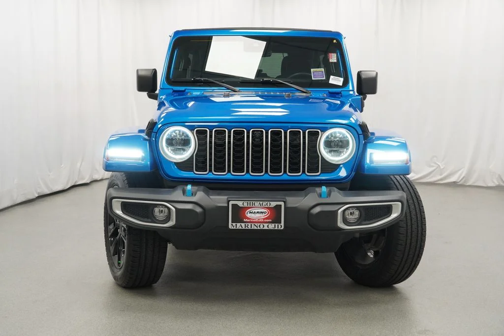 Used 2024 Blue Jeep Sahara 4xe image 9