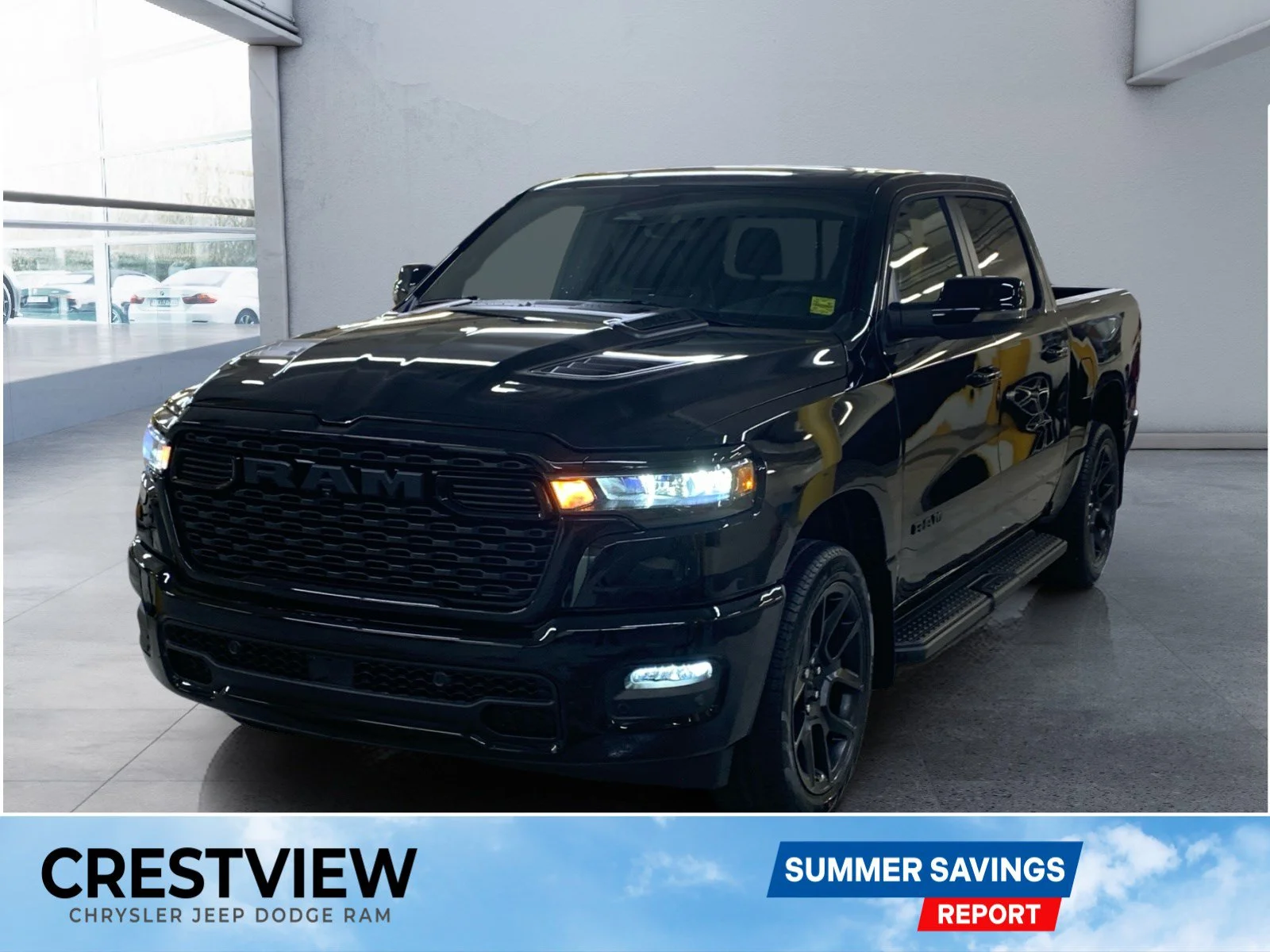 New 2026 Diamond Blk Crystal Pearl Ram Sport image 1