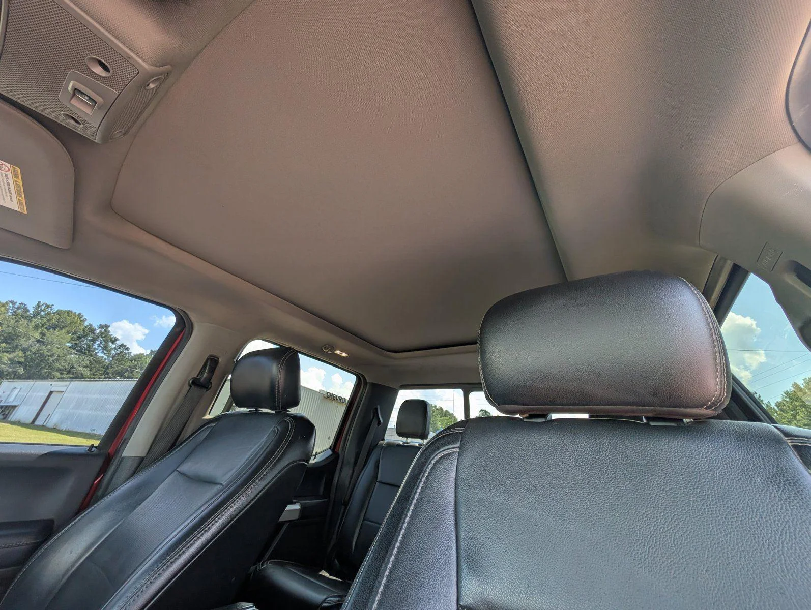 Used 2019 Ruby Red Metallic Tinted Clearcoat/Stone Gray Ford Lariat image 38