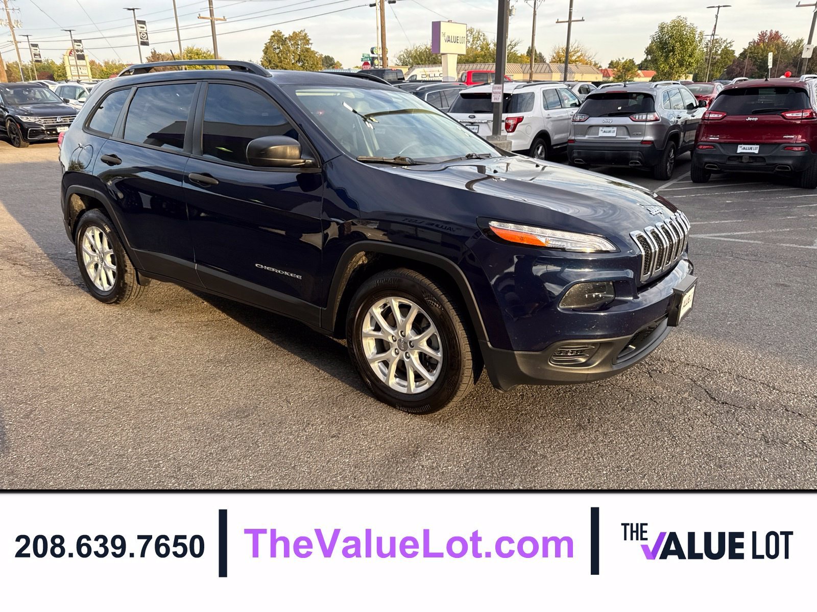 Used 2016 Jeep Cherokee Sport with VIN 1C4PJMAB3GW182240 for sale in Boise, ID