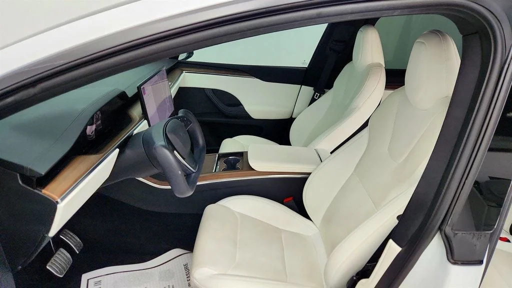 Used 2022 Pearl White Multi-Coat Tesla AWD image 23