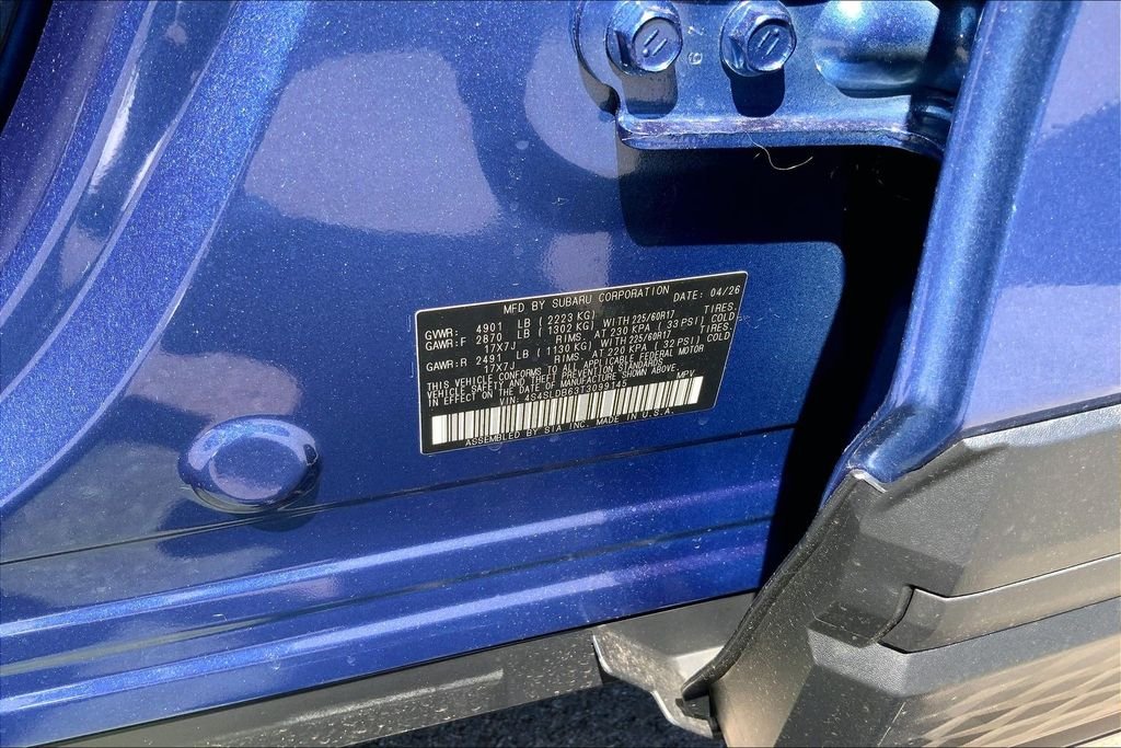 New 2026 DAYBREAK BLUE PEARL Subaru Premium image 8