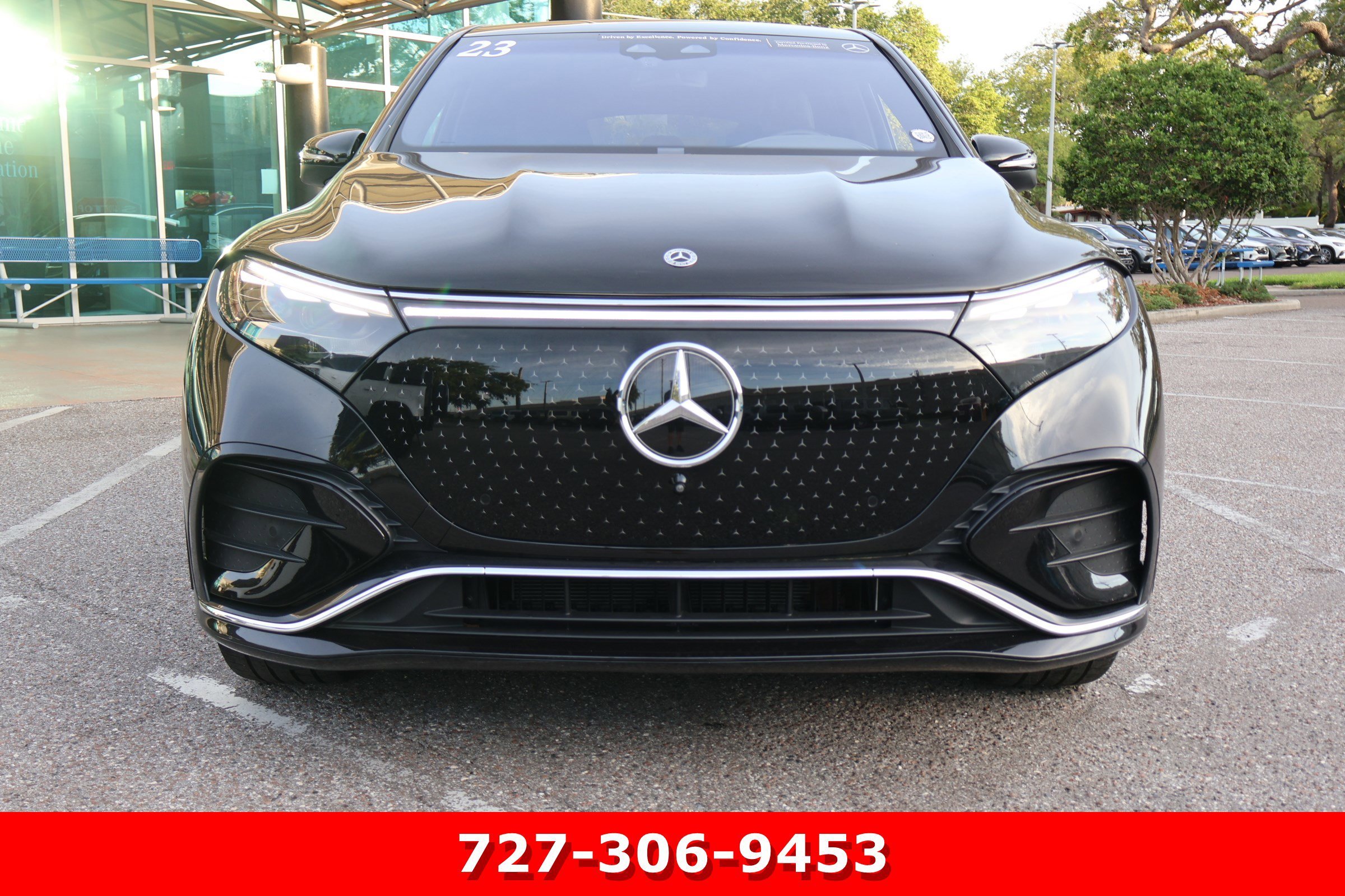 Certified Used 2023 Obsidian Black Metallic Mercedes-Benz EQS 580 image 13