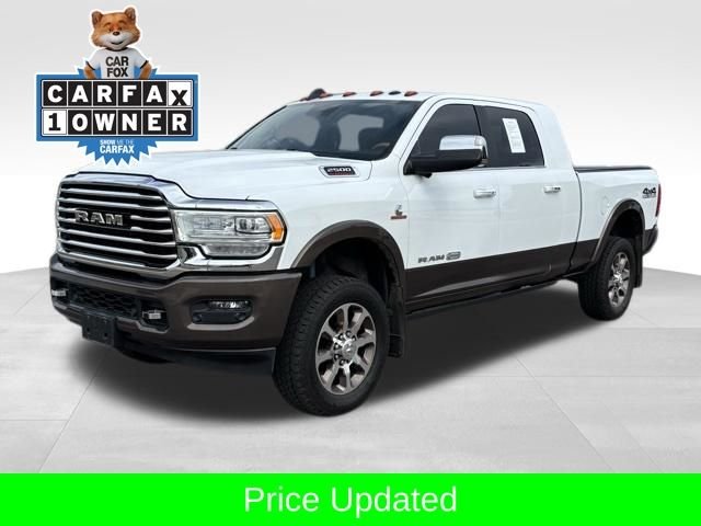 Certified Used 2020 White Ram Laramie Longhorn image 1