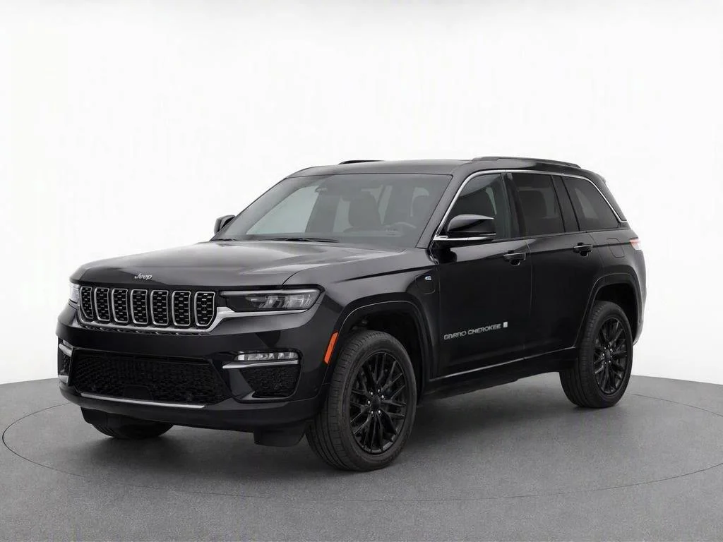 Used 2022 Diamond Black Crystal Pearlcoat Jeep Summit image 2