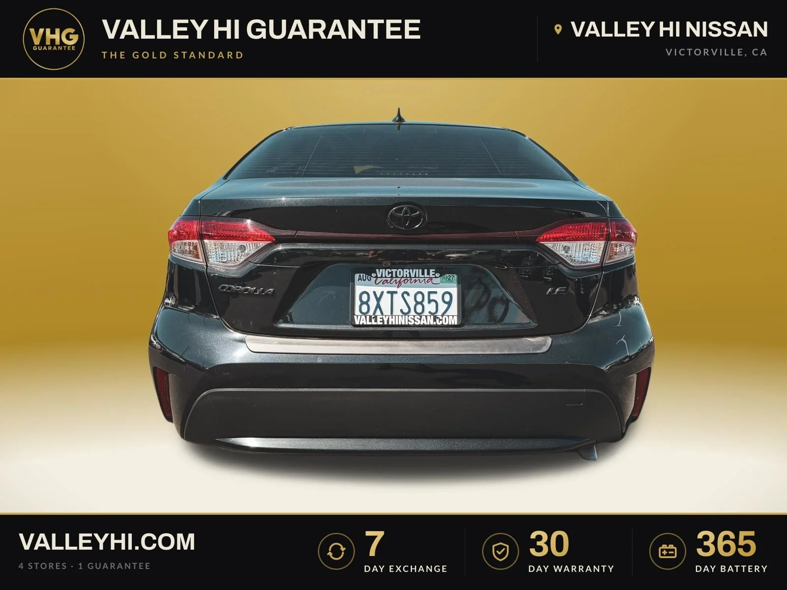 Used 2022 Black Toyota LE image 6