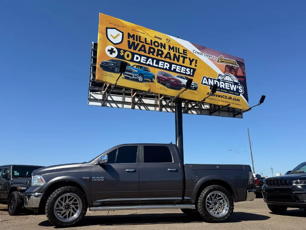 Used 2017 Gray RAM Laramie Longhorn image 28