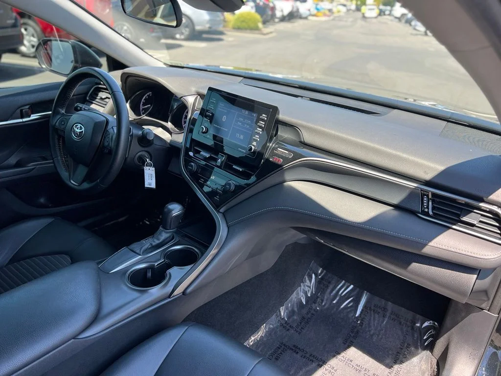 Used 2021 Black Toyota SE image 8