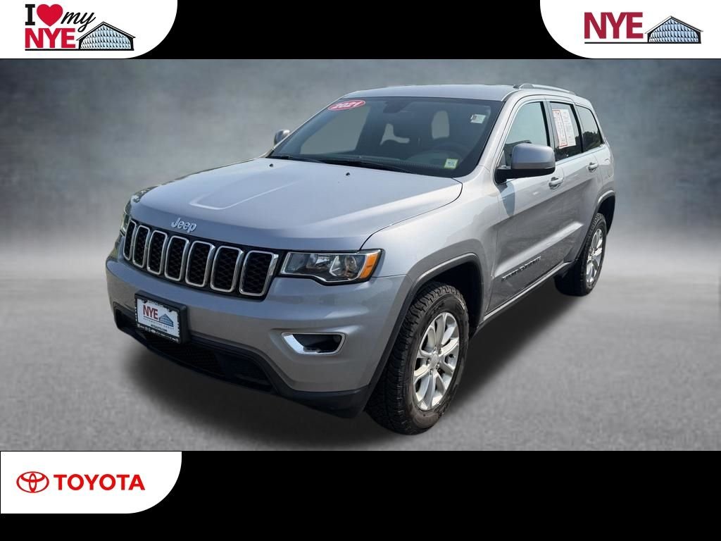 Used 2021 Billet Silver Metallic Jeep Laredo E image 1
