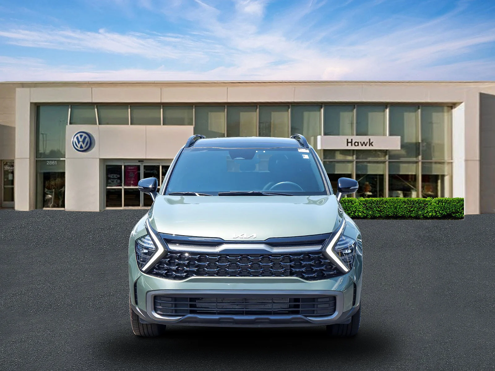 Used 2024 Jungle Green Kia X-Line image 1