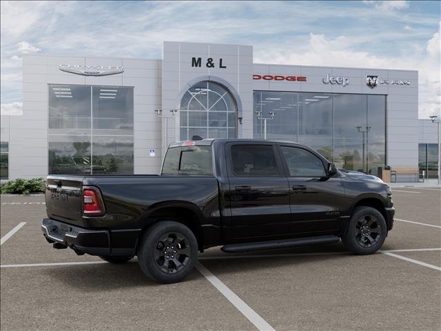 New 2026 Diamond Black Crystal Pearl-Coat Exterior Paint RAM Express Crew Cab 4x4 5