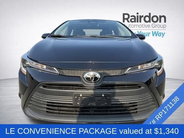Used 2024 Midnight Black Metallic Toyota LE image 2