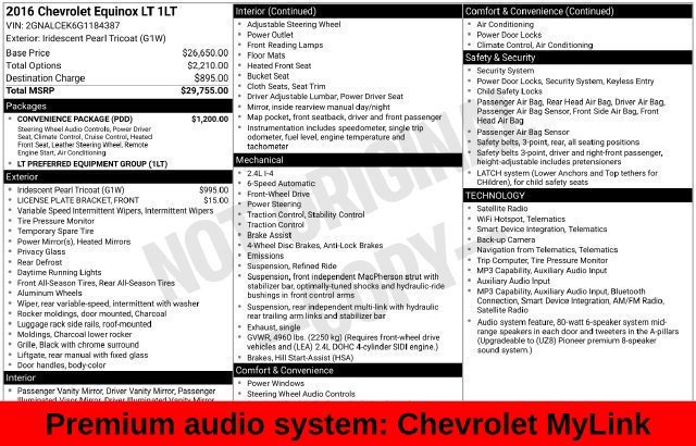 Used 2016 Beige Chevrolet LT image 17