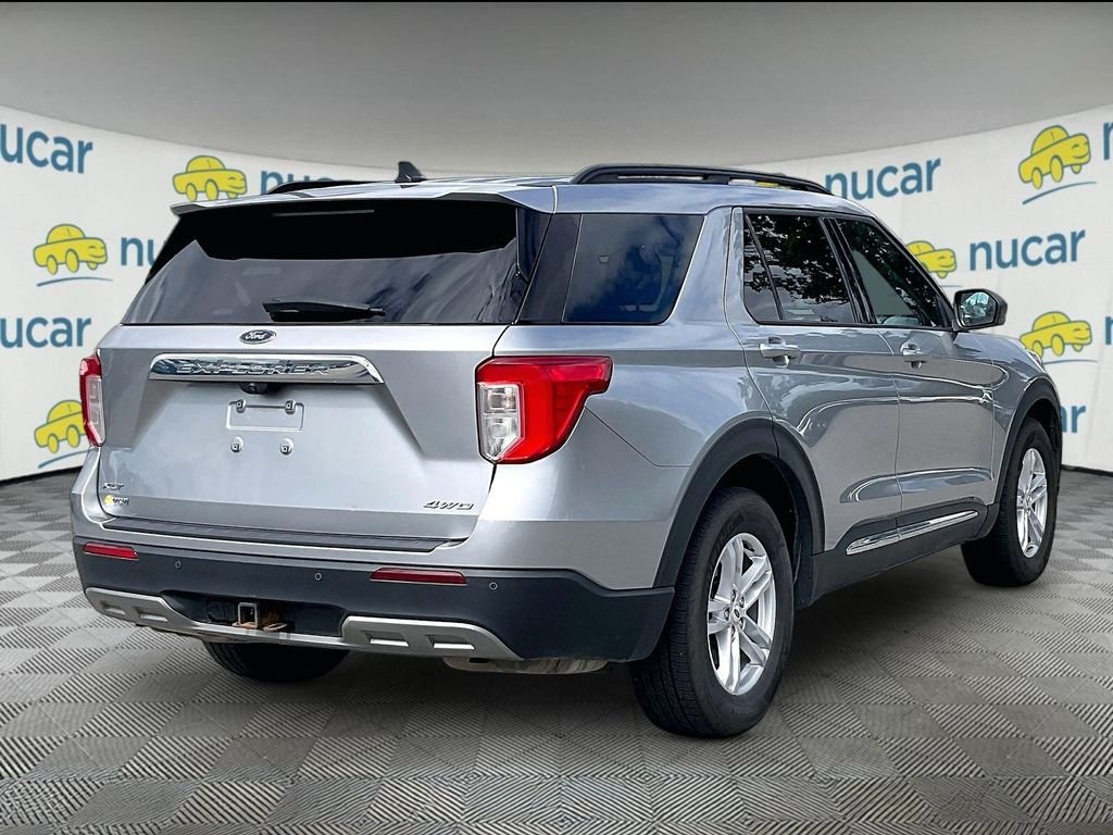 Used 2021 Iconic Silver Metallic Ford XLT image 6