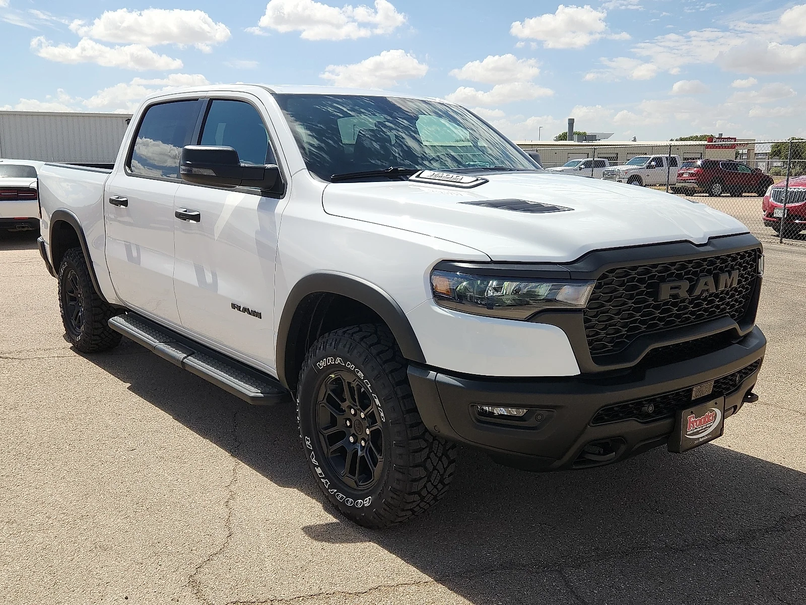 New 2027 Bright White Clear-Coat  Paint Ram REBEL CREW CAB 4X4 5